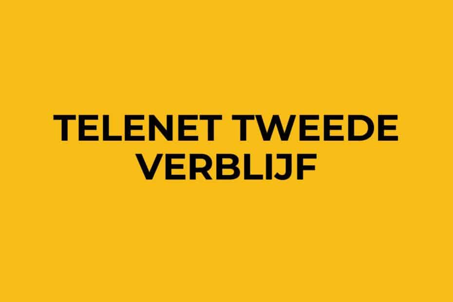 Telenet tweede verblijf