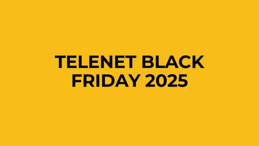 Telenet Black Friday 2025 – alle deals op een rijtje